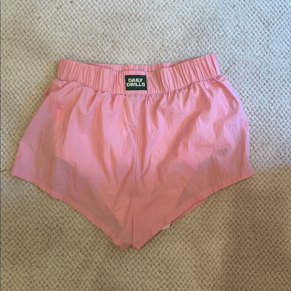 Pink Daily Drills shorts